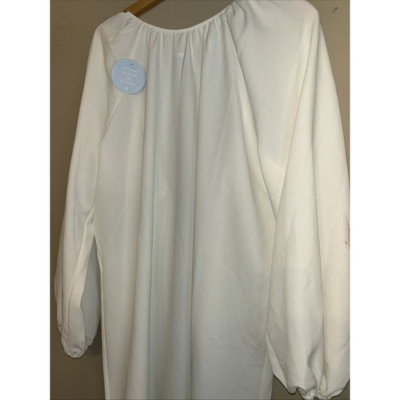 NWT Hill House The Simone Maxi Dress Coconut Milk Crepe Cream White M SOLD OUT - Picture 5 of 5